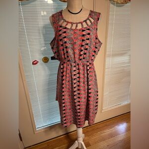 ❤️3 for $15❤️. Bloom Women’s Geometric Print Dress (Size L) EUC